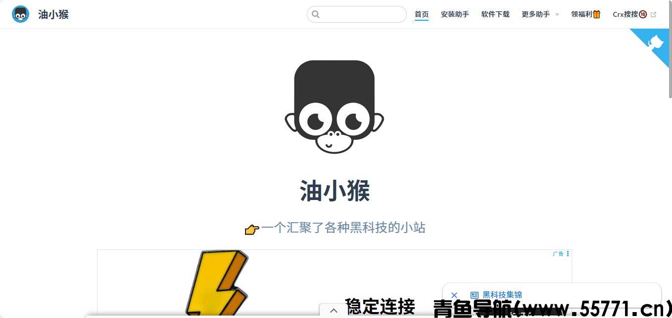 油小猴页面截图-青鱼导航