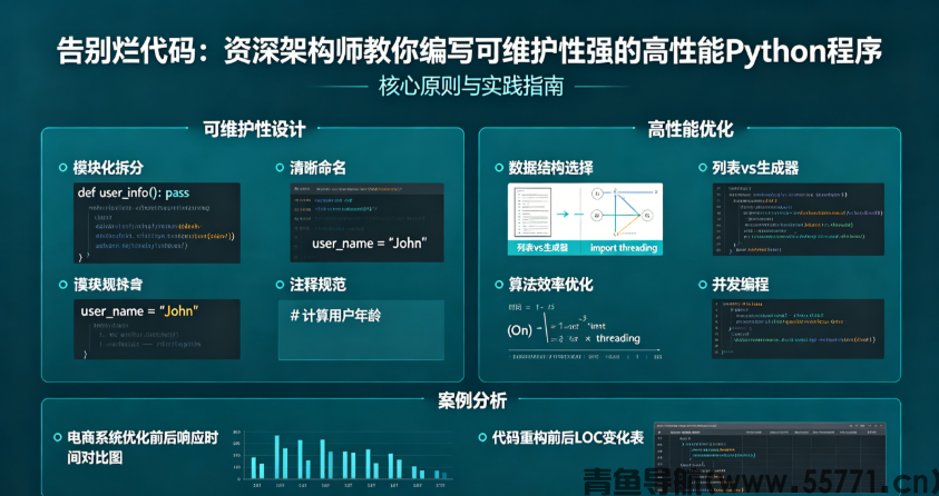 告别烂代码：资深架构师教你编写可维护性强的高性能Python程序