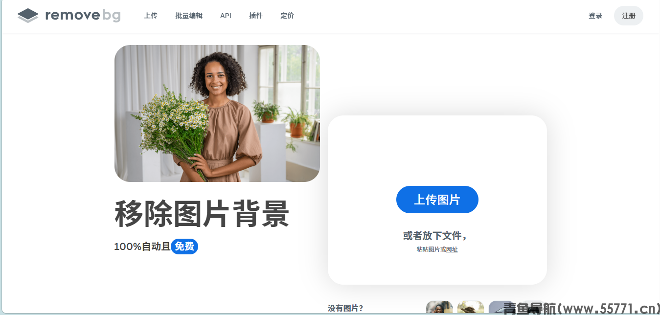 在线智能抠图工具教学，零基础一键去除图片多余背景-青鱼导航