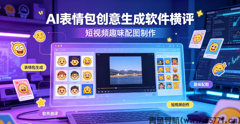 AI表情包创意生成软件横评,短视频趣味配图制作-青鱼导航 AI表情包创意生成软件横评,短视频趣味配图制作-青鱼导航